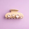 Accessories Claw Clip กิ๊บหนีบผม รุ่น DUPES Collection(สีครีม)